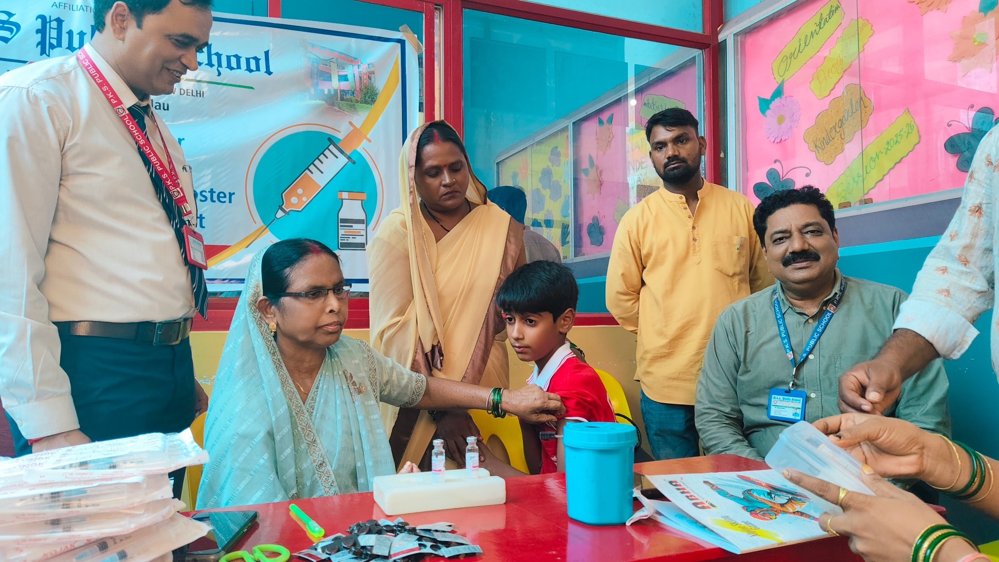 🏥 Student Health First: Td Vaccination Camp at PKS Public School