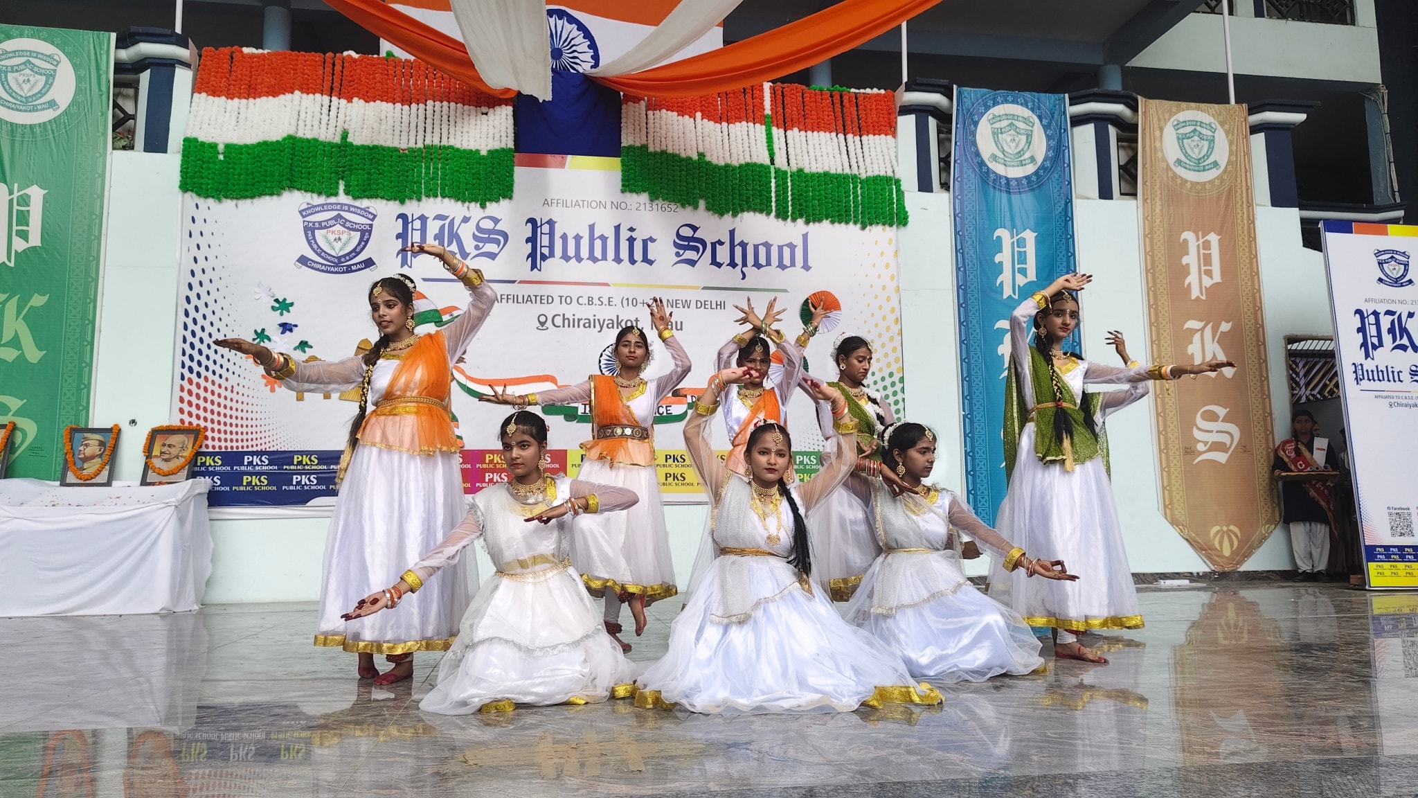 The 79th Independence Day Celebration at P.K.S. Public School, Chiraiyakote, Mau